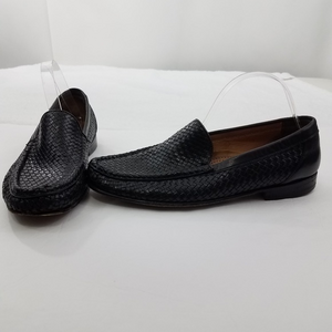 Allen Edmonds Roma Size 11 B Black Weave Mens Slip‎